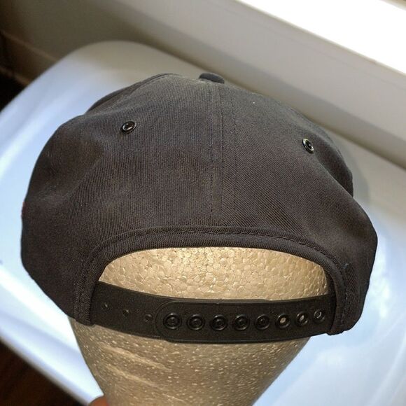 Vtg 2000 Classic Chevy Winter National 8th Annual black snap back souvenir cap - Picture 4 of 7